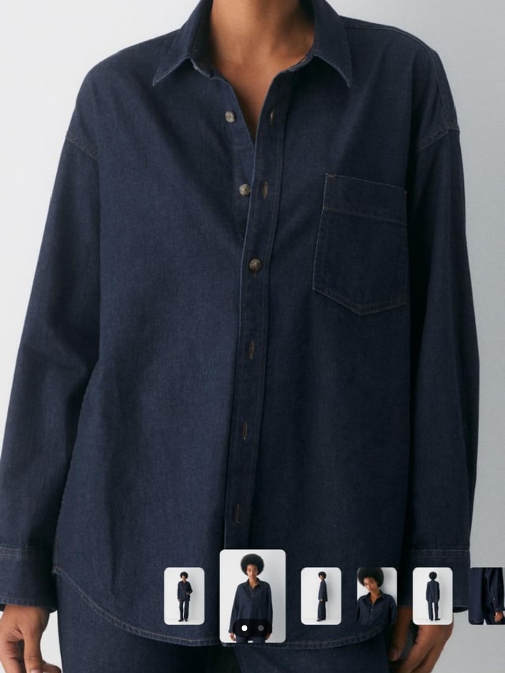 Aritzia Denium Forum button up